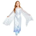thumbnail image 1 of Disney Store Frozen 2 Elsa Snow Queen Princess Costume Gown Dress Set Girls Size 4 XS, 1 of 4