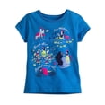 thumbnail image 1 of Disney Store Girls Snow White "Fairest One Of All" Short Sleeve T-Shirt, Blue, Size 4, 1 of 1
