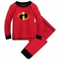 thumbnail image 1 of Disney Store Incredibles Boy 2PC Long Sleeve Tight Fit Cotton Pajama Set Size 7, 1 of 1