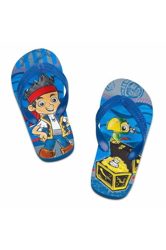 Store Jake And The Never Land Pirates Boy Flip Flops Shoes Size 11/12