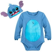 Disney Store Lilo & Stitch Baby Bodysuit Costume with Hat Size 6 9 Months