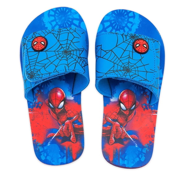 Disney Store Marvel Spider-Man Flip Flops Sandals Shoes Boy Size 11/12