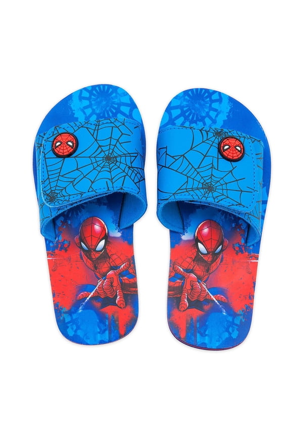 Marvel Spider-Man Flip Flops Sandals Shoes Boy Size 11/12