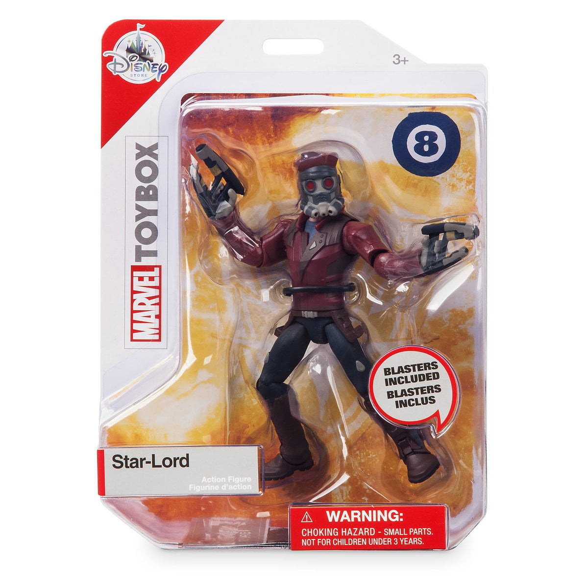 Disney Store Marvel Star-Lord Action Figure Toybox New with Box