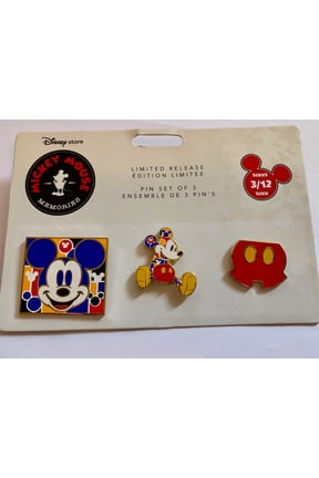 Mickey Memories March Pin Set Limited Release New with Card