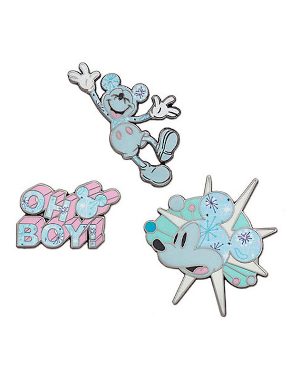 Mickey Memories May Pin Set of 3 Limited Release New with Card