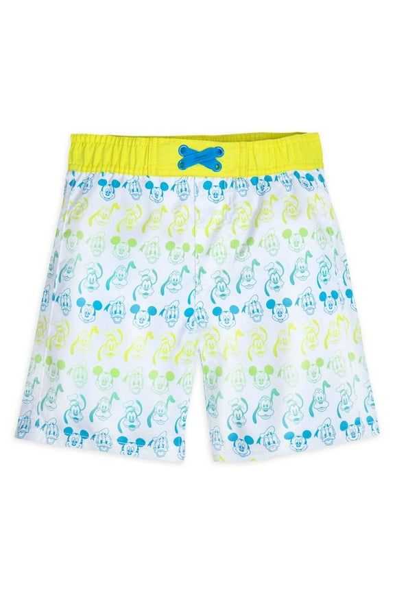 Store Mickey Mouse Donald Pluto & Goofy Swim Trunks Kids Size 4 XS