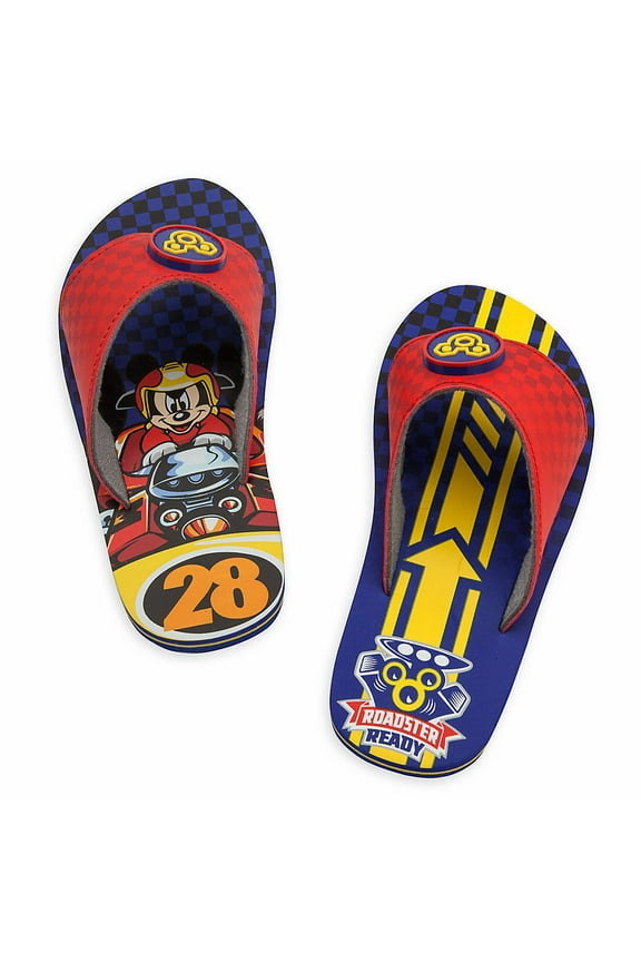 Store Mickey Mouse Flip Flops Sandals Shoes Boy Size 9/10