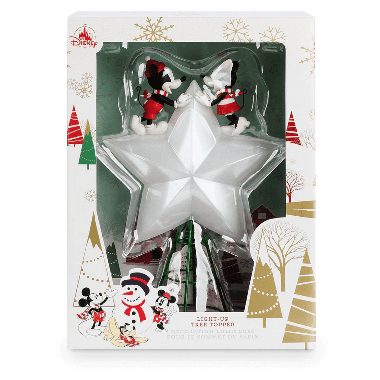 【レア】DISNEY MINNIE CHRISTMAS TREE TOPPER Miss Mouse Minnie - Inspired Monogram Christmas Tree Topper