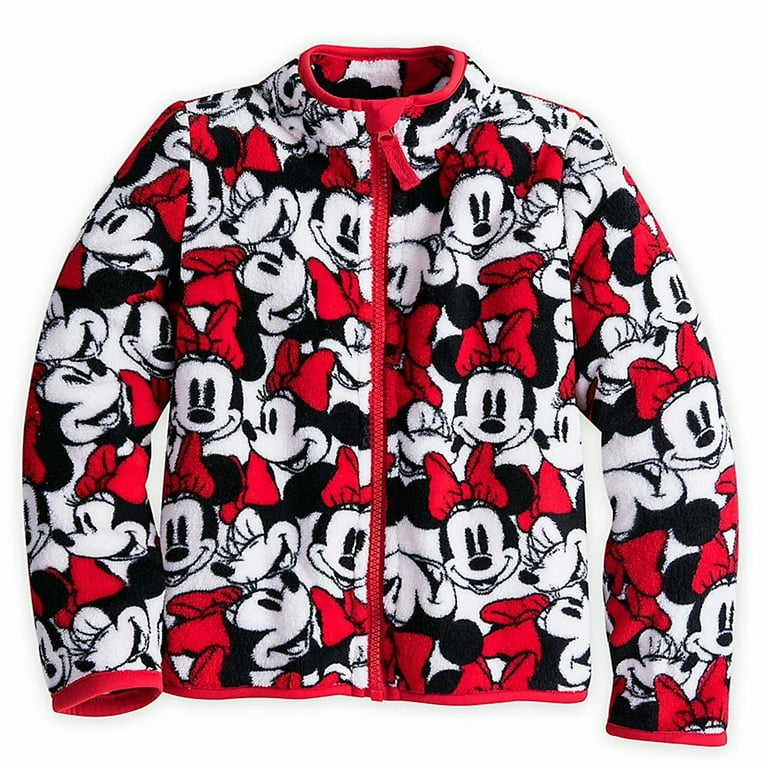 Disney Store Minnie Mouse Fleece Jacket Girl Size 5/6