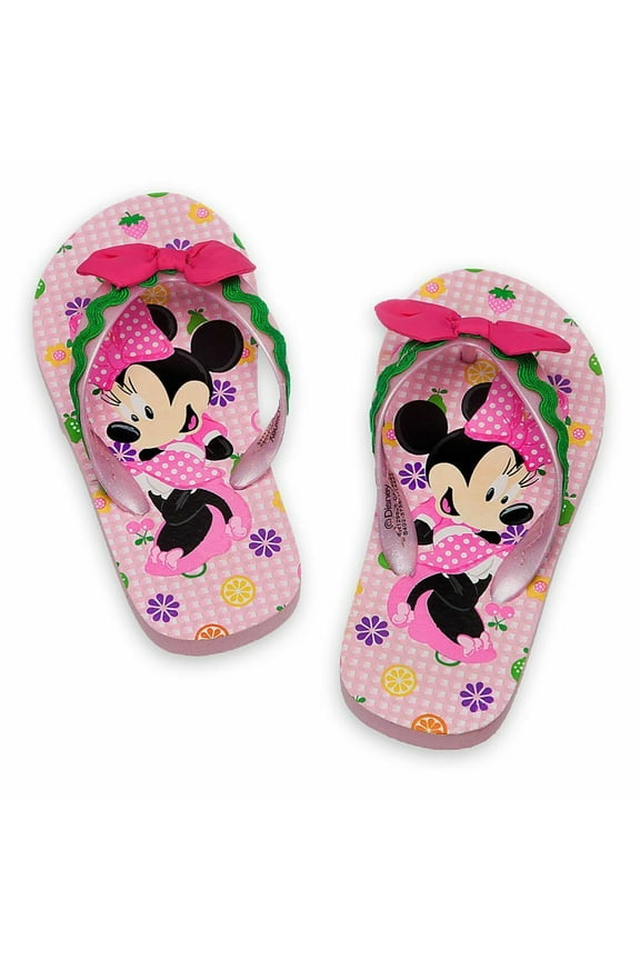 Store Minnie Mouse Girl Flip Flops Sandals Shoes Size 9/10