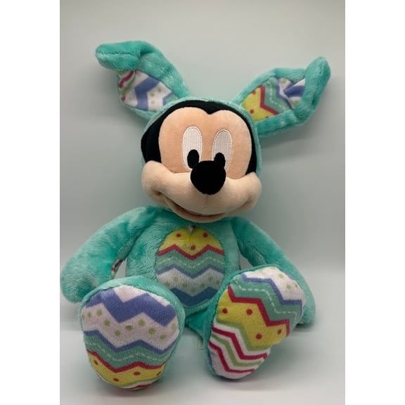 Disney Store Easter Mickey in Bunny Suit with Eggs Plush New with Tag