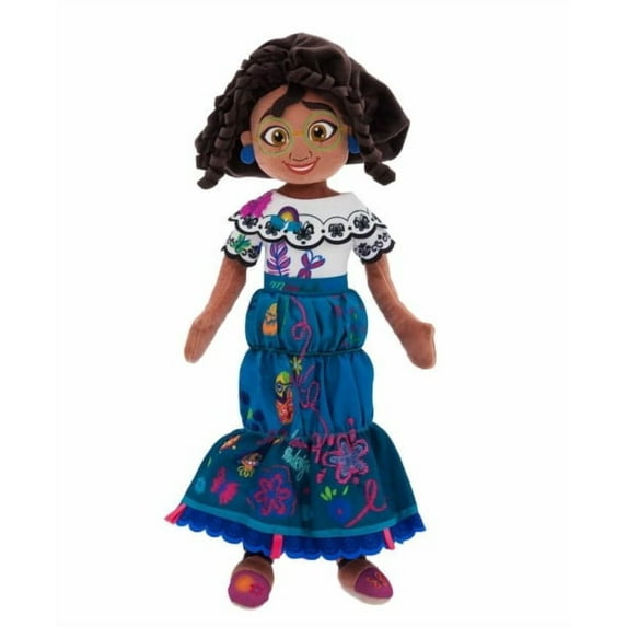 Disney Store Mirabel Plush Doll - Soft Plush with Embroidered Features & Glasses, Skirt with Embroidered Detailing Princess Toys