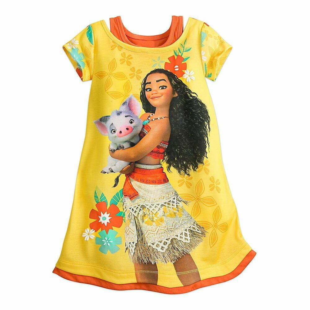 Disney moana nightgown new arrivals