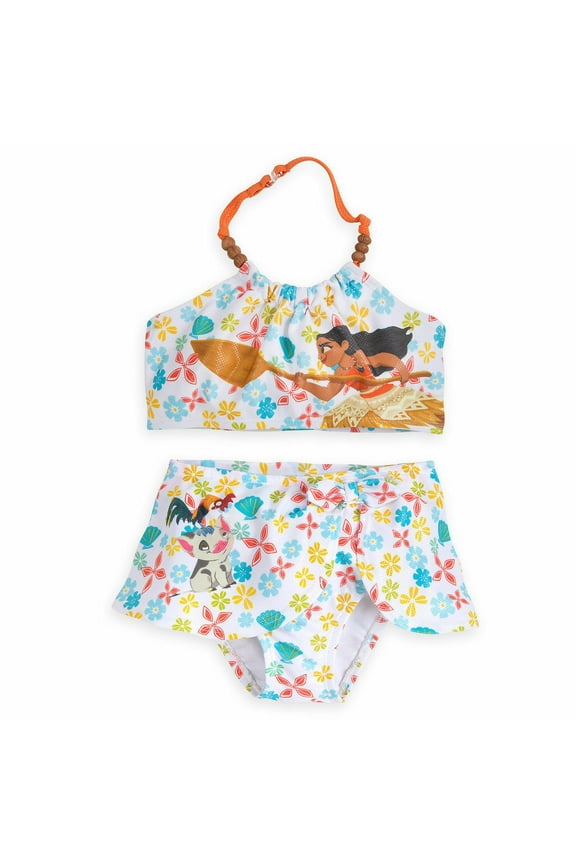 Store Moana Two PC Swimsuit Girl Size 5/6