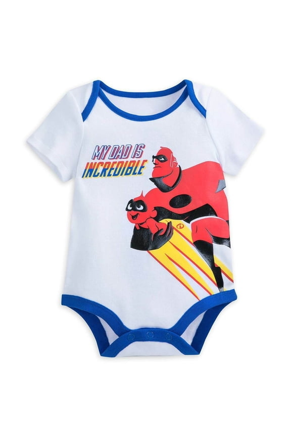 Store Mr Incredible Dad with Jack Jack Baby Bodysuit Size 18 24 Months