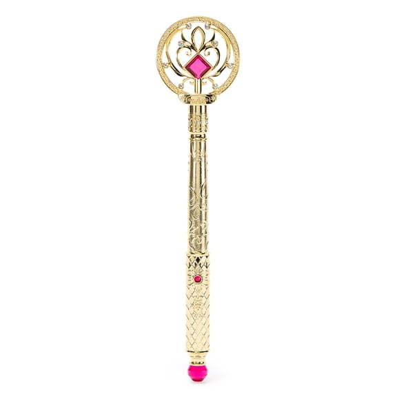 Disney Store Official Anna Musical Light Up Princess Wand - Disney Princess Toys - Light Up Accessories for Cosplay Costumes and Pretend Play - Frozen Cosplay Accessory