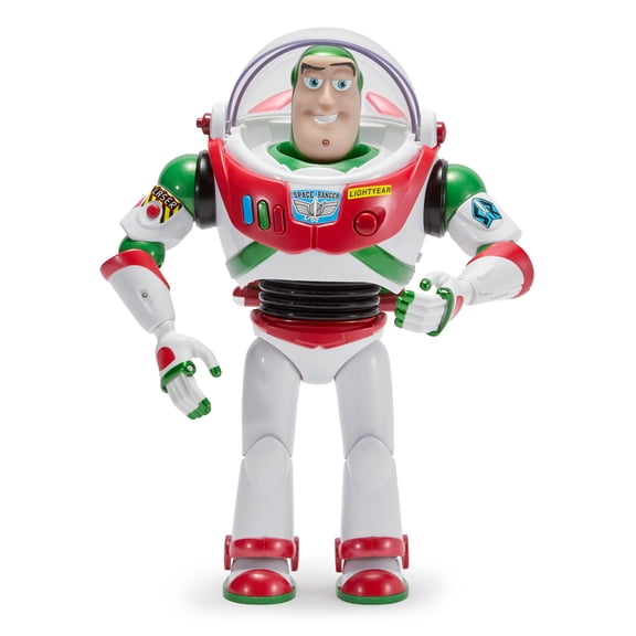 Disney Store Official Buzz Lightyear Christmas Talking Action Figure Toy Story 12''