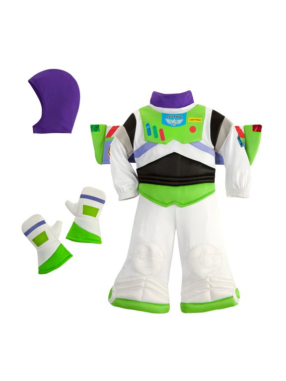 Official Buzz Lightyear Costume for Baby - Toy Story Halloween Costume - Includes Bodysuit, Wings, Gloves & Hat - Perfect Baby Halloween Costumes for Little Ones - 3-6 MO