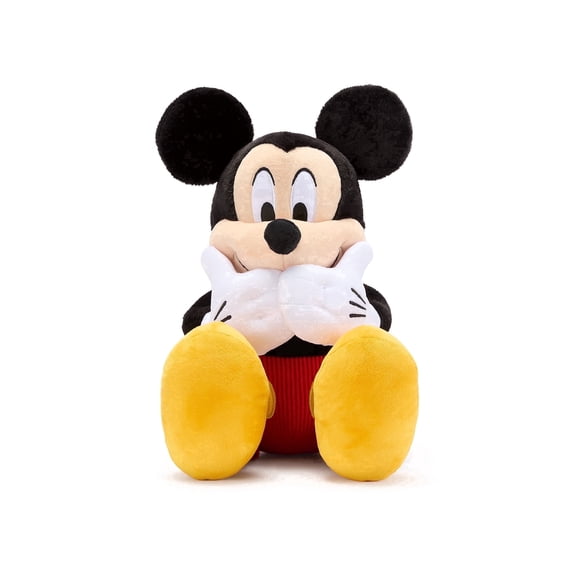 Disney Store Official Giggle and Wiggle Laughing Disney Plush Toy - Mickey Mouse Stuffed Animal with Laughing & Shaking Interactive Features - Cute Stuffed Animal for Kids - 11 Inches