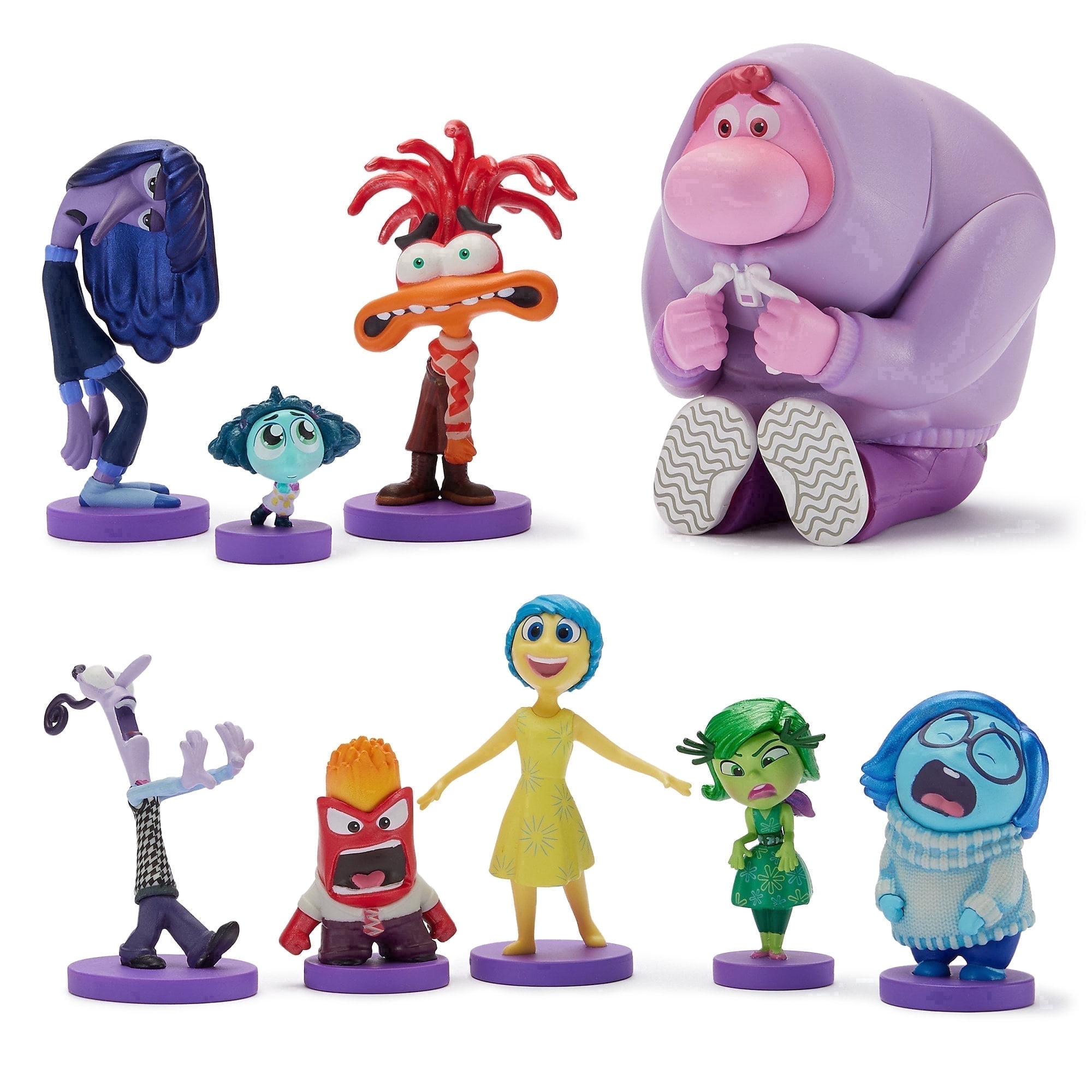 Disney Store Official Inside Out 2 Figure Set – 9 Fully Sculpted