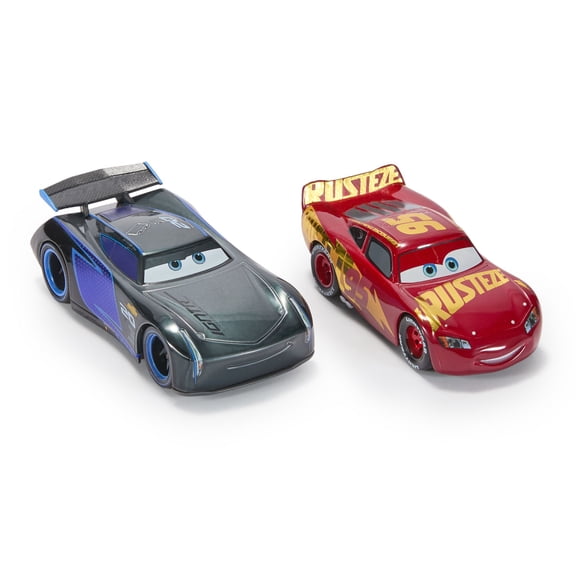 Disney Store Official Lightning McQueen & Jackson Storm Die Cast Twin Pack Cars