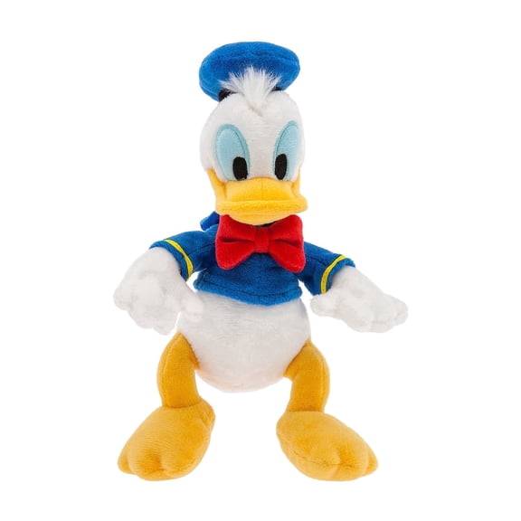 Disney Store Official Mini Bean Bag Plushies - Donald Duck - Cute Stuffed Animal with Detailed Sculpting, Embroidered Features, & Bean Bag Bottom - Plush Toys for Kids