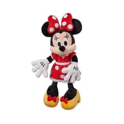 Disney Store Official Minnie Mouse Red Dress Medium Soft Toy for Kids, Cuddly Character with Fuzzy Texture and Embroidered Details, Disney Plushy Suitable for All Ages