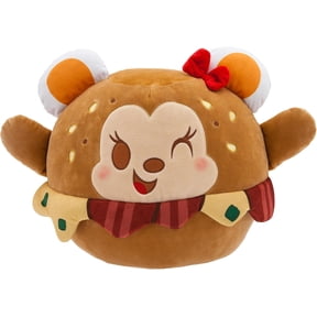 Disney Store Official Munchlings Plush: 17-Inch Minnie Mouse as Everything Bagel Sandwich