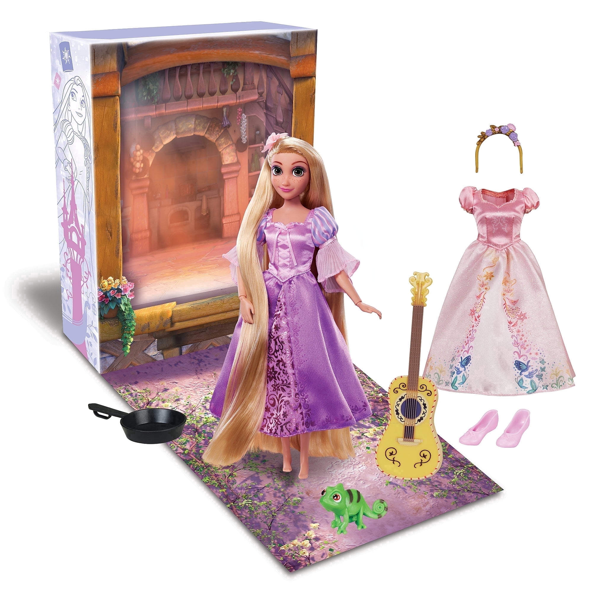 Disney Store Official Rapunzel Story Doll - 11 Inches - Includes ...