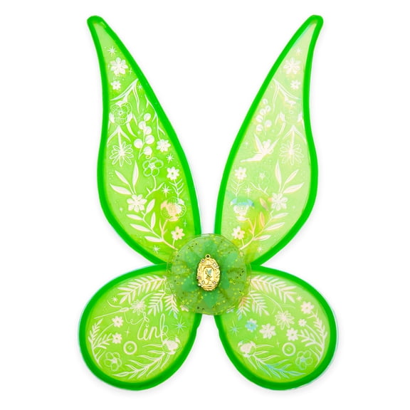 Disney Store Official Tinker Bell Light Up Fairy Wings for Kids - Perfect Halloween Costumes, Birthday Girl Dress-Up, Halloween Party Fun with Glimmering Filigree & Adjustable Arm Bands Multicolored
