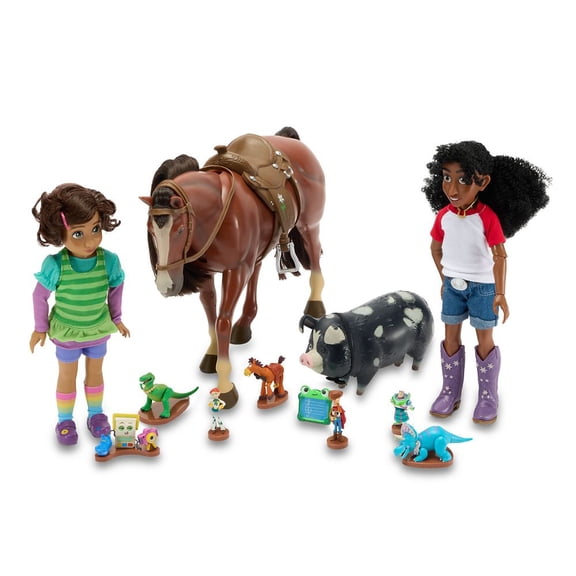 Disney Store Official Toy Story 5 Bonnie & Blaze Doll Set Includes Daffodil, Buzz Lightyear, Jessie and More! Doll and Accessory Toy Set for Fans of Pretend Play Dolls and Disney Toys