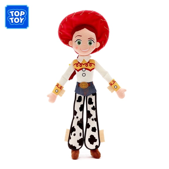 Disney Store Official Toy Story Plush, Jessie, Iconic Cuddly Toy Character with Embroidered Eyes and Soft Plush Features, Suitable for All Ages