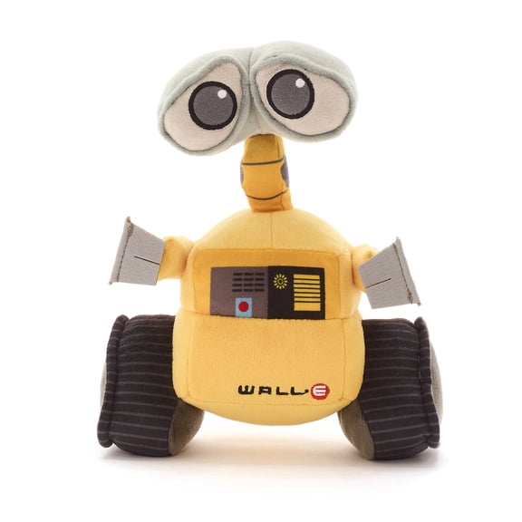 Disney Store Official Wall-E Medium Soft Toy for Kids, Cuddly Character with Fuzzy Texture and Embroidered Details, Print Panel, Disney Plushy Suitable for All Ages