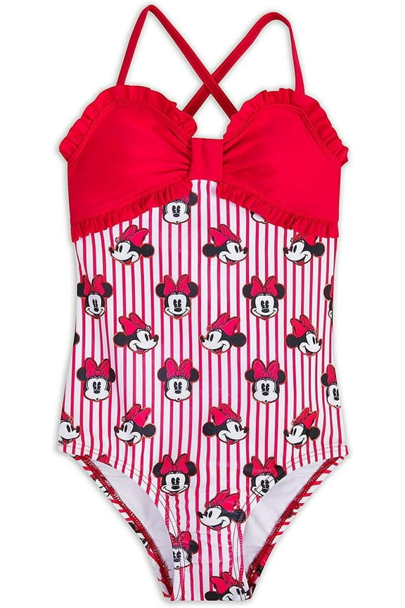 Store One Piece Minnie Mouse Swimsuit Girl Size 5/6