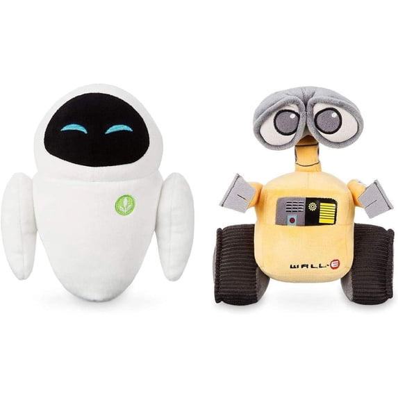Disney Store Original Wall-e & Eve Plush Set