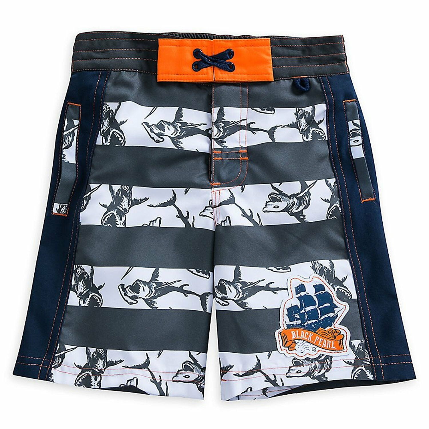 Disney Store Pirates of the Caribbean Swim Trunks Shorts Boy Size 5/6