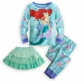 thumbnail image 1 of Disney Store Princess Ariel 3PC Deluxe Long Sleeve Pajama Tutu Set Girl Size 6, 1 of 1