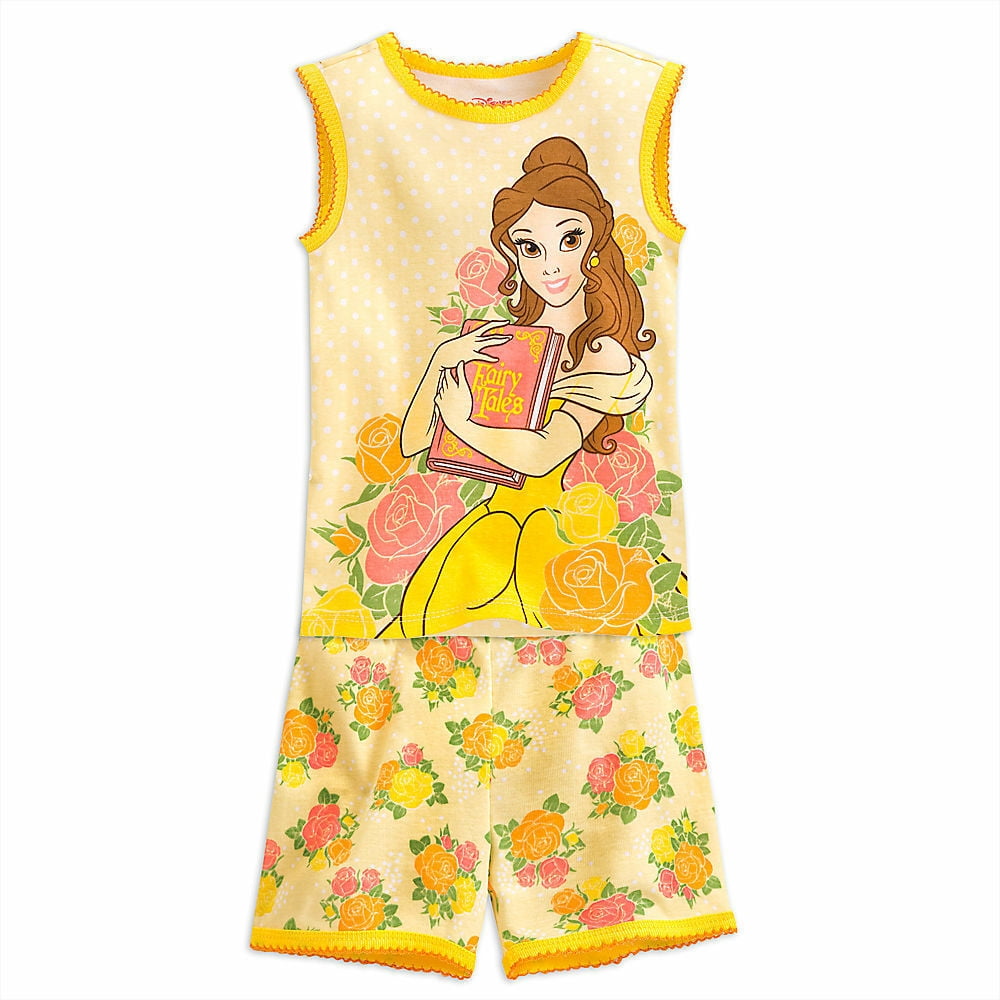 Disney Princess Belle Sleeveless Pajama Set Girl Oman Ubuy