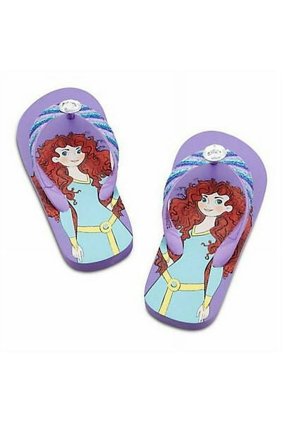 Store Princess Brave Merida Flip Flops Sandals Shoes Girl Size 13/1
