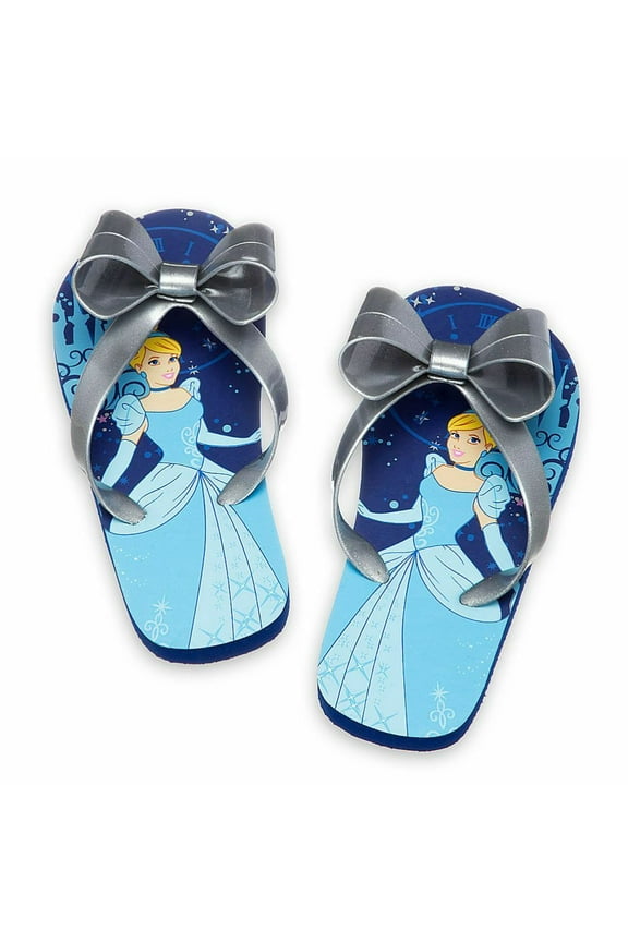 Store Princess Cinderella Flip Flops Sandals Shoes Girl Size 13/1