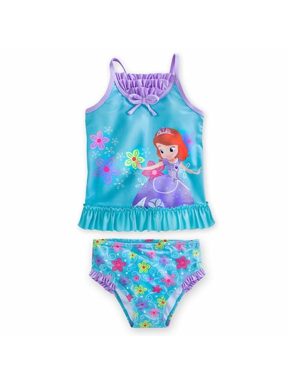 Store Princess Sofia The First 2 Piece Swimsuit Girl Size 5/6