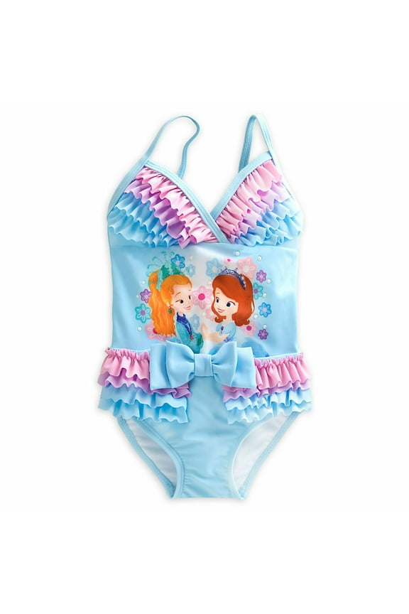 Store Princess Sofia The First One PC Deluxe Swimsuit Girl Size 5/6