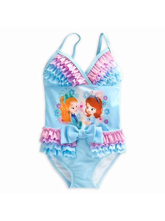 Store Princess Sofia The First One PC Deluxe Swimsuit Girl Size 5/6