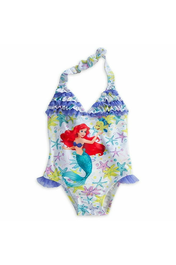 Princess The Little Mermaid Ariel 1 PC Swimsuit Girl Size 5/6