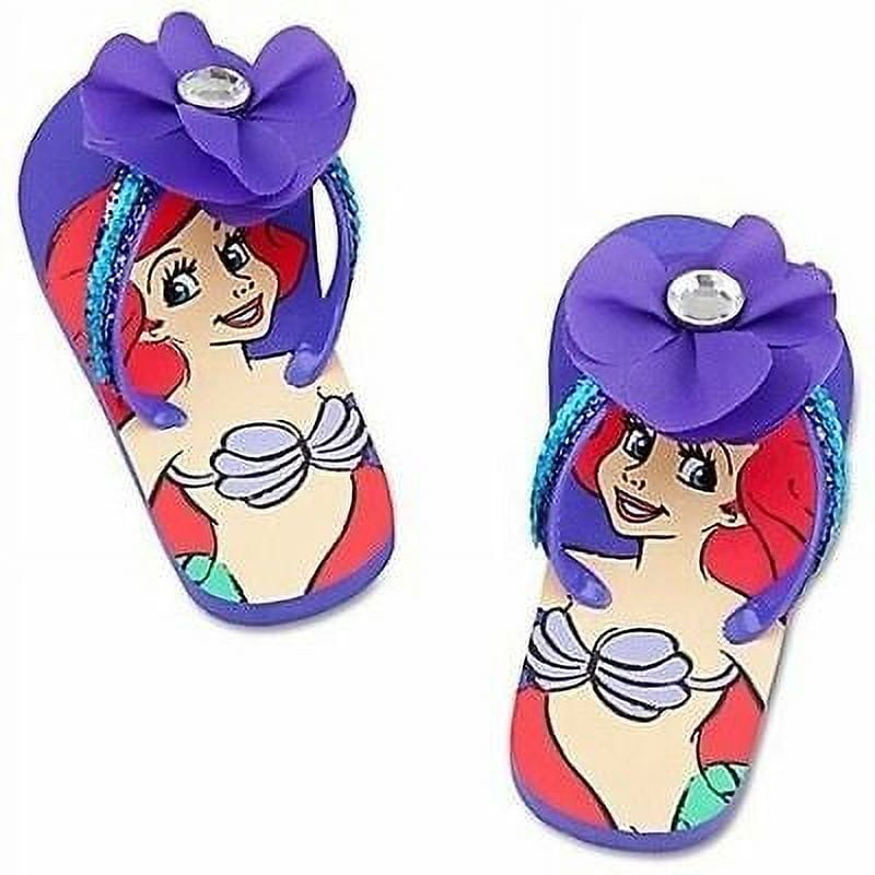 Disney Store Princess The Little Mermaid Ariel Flip Flops Sandals