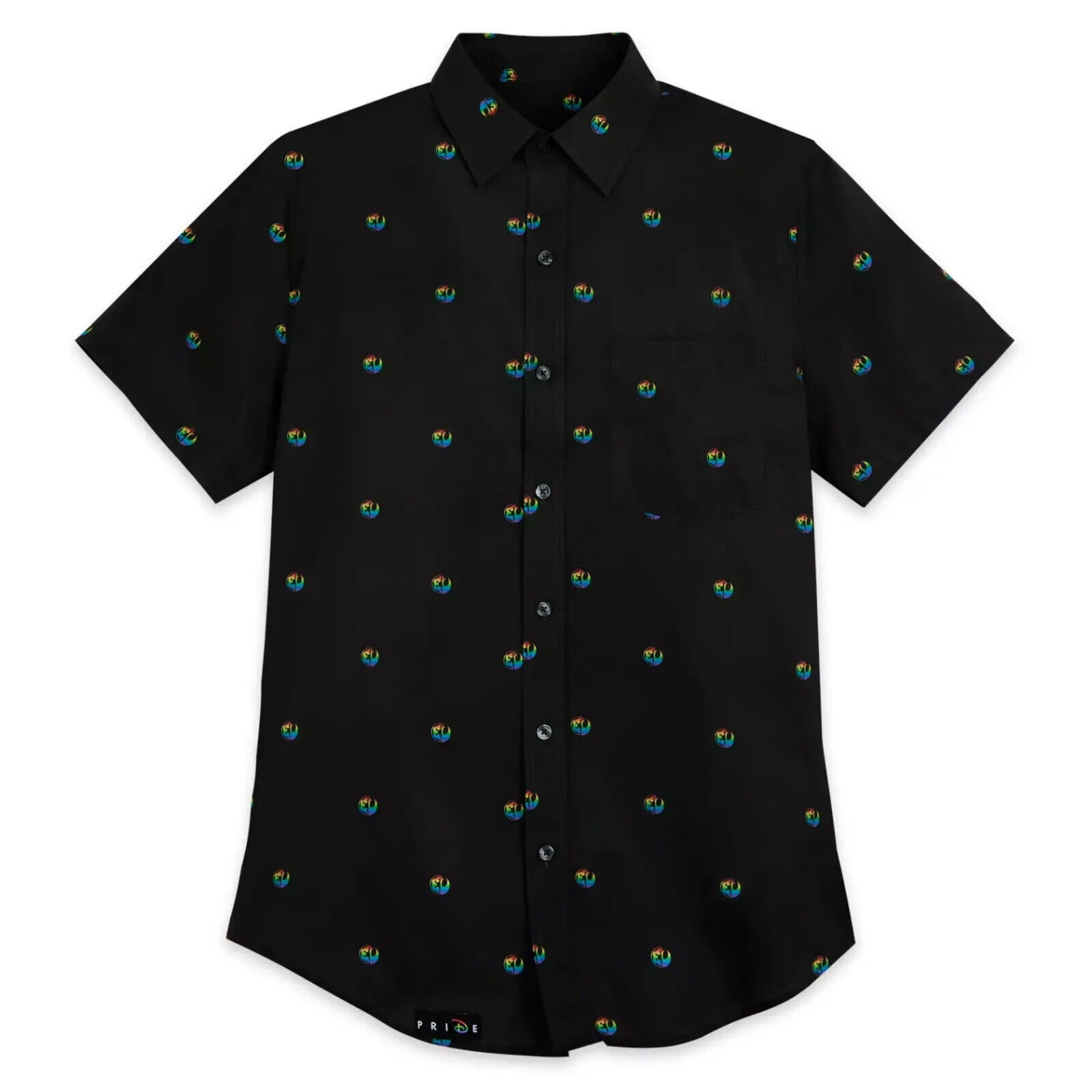 star wars dress shirt Men's Darth Vader and Stormtroopers Samurai Print Button Down - Navy or the series’ newest heroes Star Wars Cartoon Cosmos Star