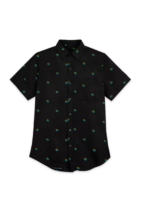 Store Star Wars  Collection Woven Dress Shirt Adults Size XL Rebel Empire Symbols Button Down