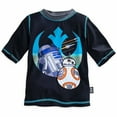 thumbnail image 1 of Star Wars Rash Guard Swim Shirt Boy Size 7/8, 1 of 1