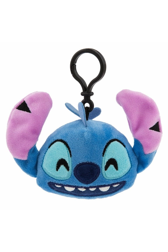 Store Stitch Emoji Plush Backpack Clip 4'' Toy Accessory Lilo and Stitch